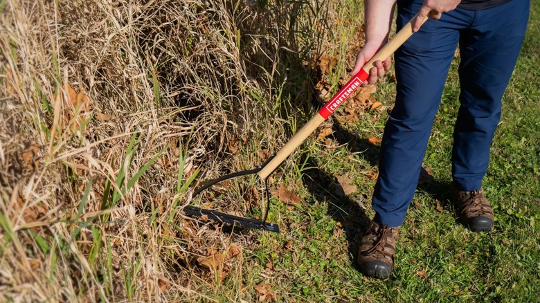 Craftsman Weed Cutter in use
