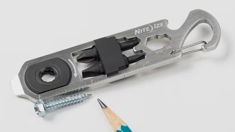 A Nite Ize DoohicKey Ratchet Key Tool