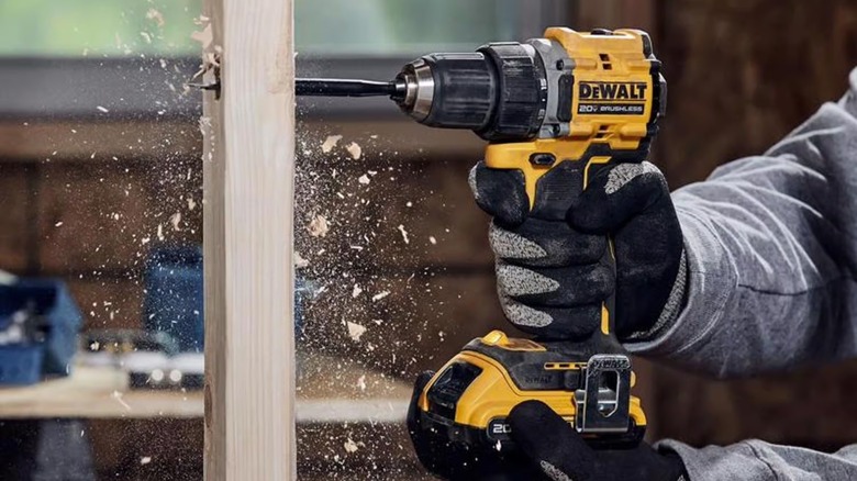 Atomic 20V Max ½-inch Drill/Driver in use