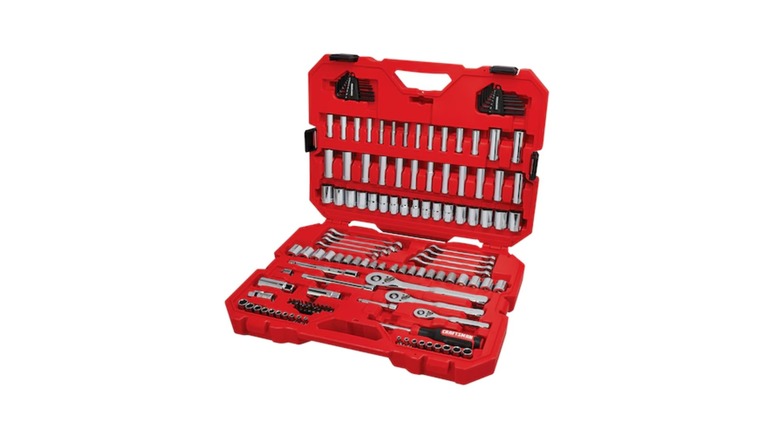 135-Piece Standard and Metric Mechanics Tool Set With Hard Case