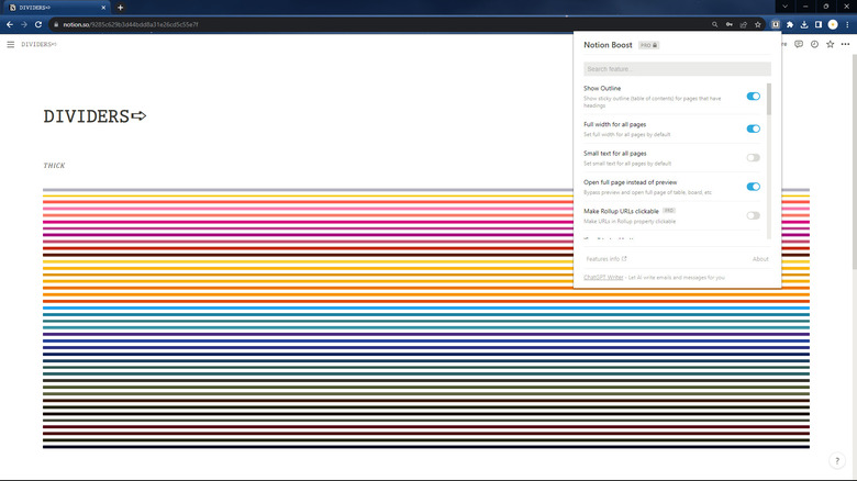 Notion Boost Chrome extension