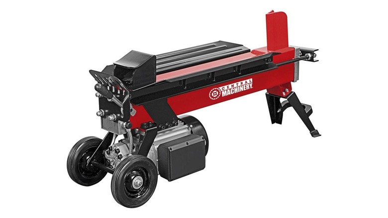 Product shot of central machinery electric log splitter