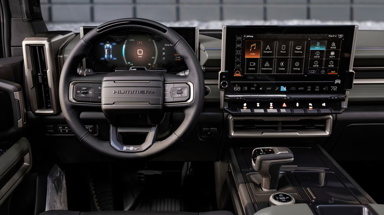 GMC Hummer EV Pickup Truck dashboard