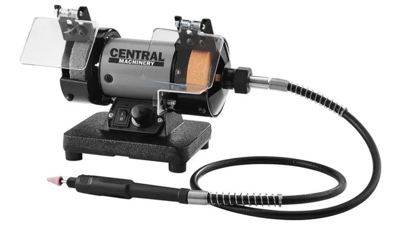 Central Machinery 3-Inch Bench Grinder with Flex Shaft