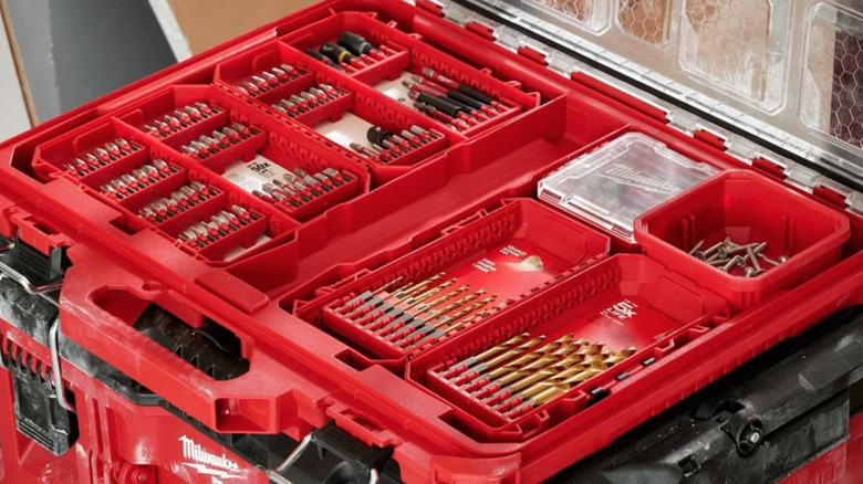 Milwaukee 80-piece driver bit set in Packout kit