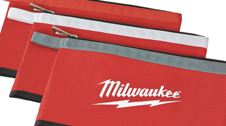Milwaukee three-pack zippered pouches