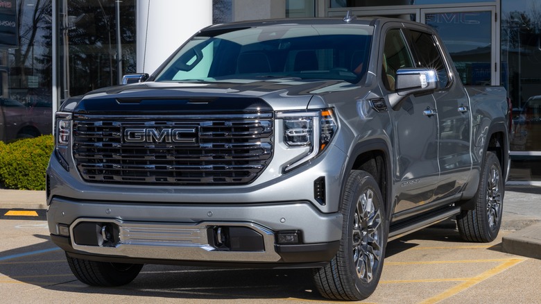 Recalled GMC Sierra 1500 with 6.2L V8 engine