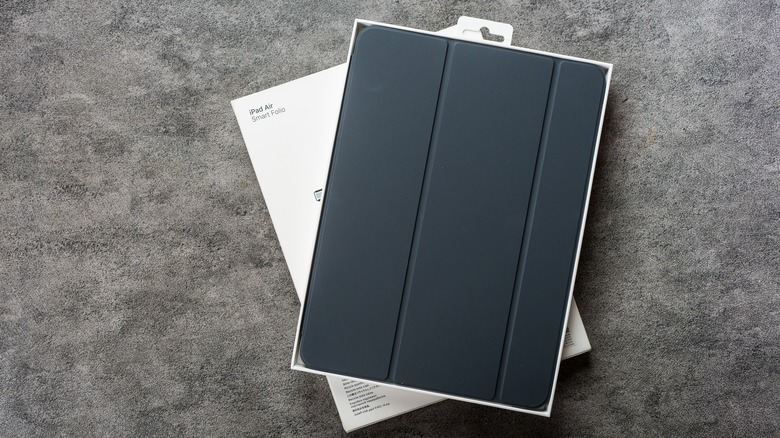 Protective case for an iPad.