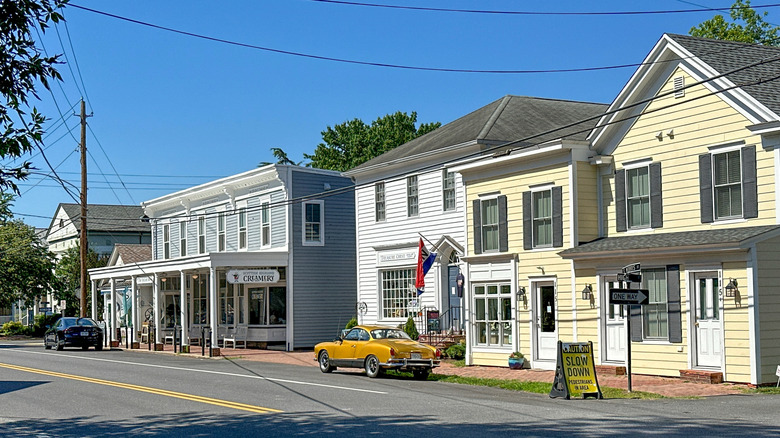 Car parked on a Maryland street