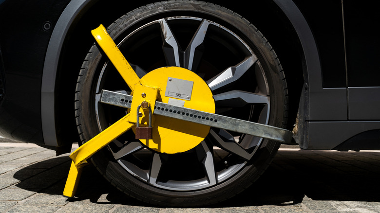 Car wheel lock