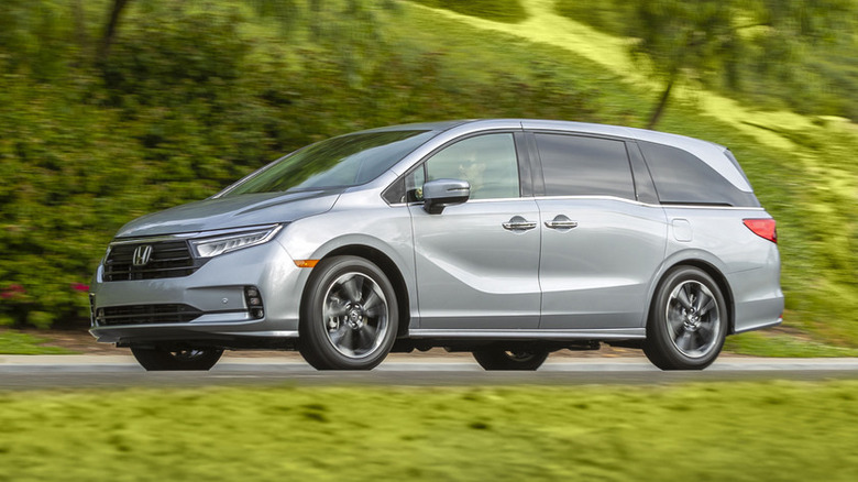 Honda Odyssey on the road