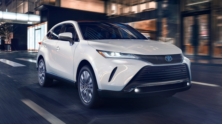 2024 Toyota Venza Limited in the city at night