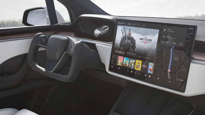 Tesla Model X infotainment