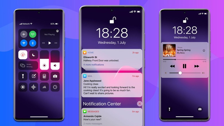 Screenshots of Launcher xPhone