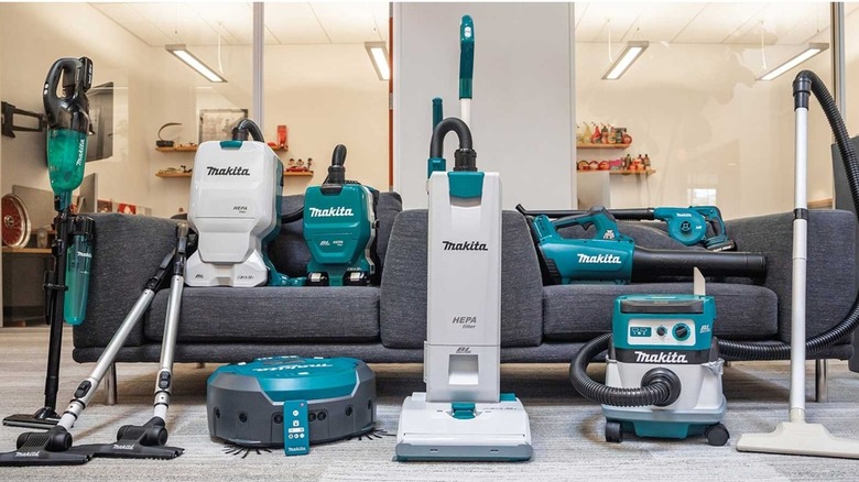 Collection of Makita vacuums