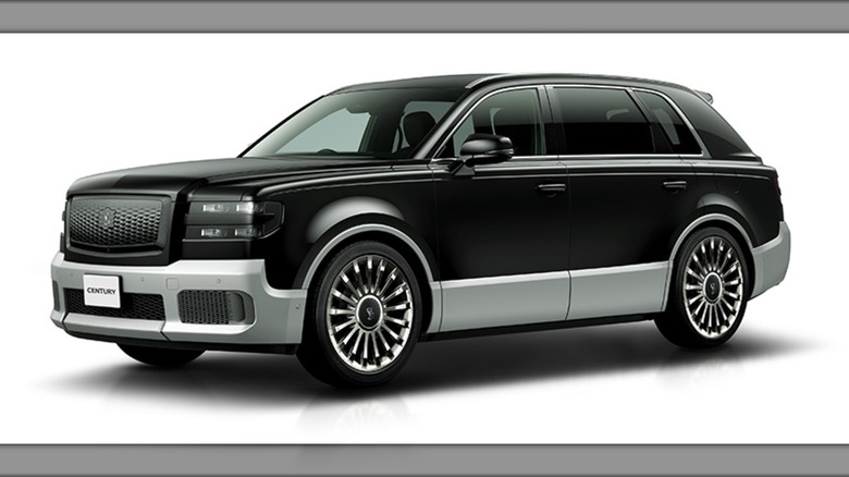 Black Toyota Century SUV