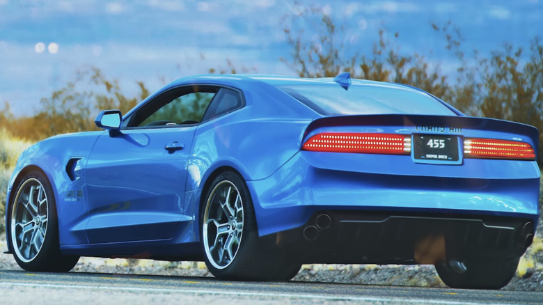 A blue Trans Am 455 Super Duty from Trans AM WorldWide