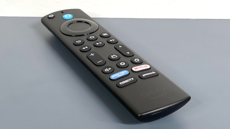 closeup of the Fire TV Stick 4K Max (2nd Gen) remote