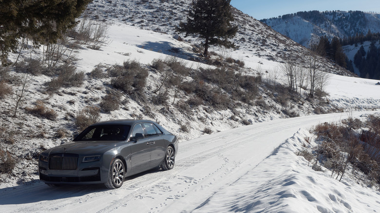 Ghost on an icy road
