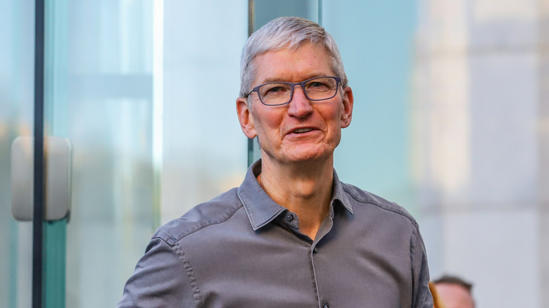 Tim Cook smiling