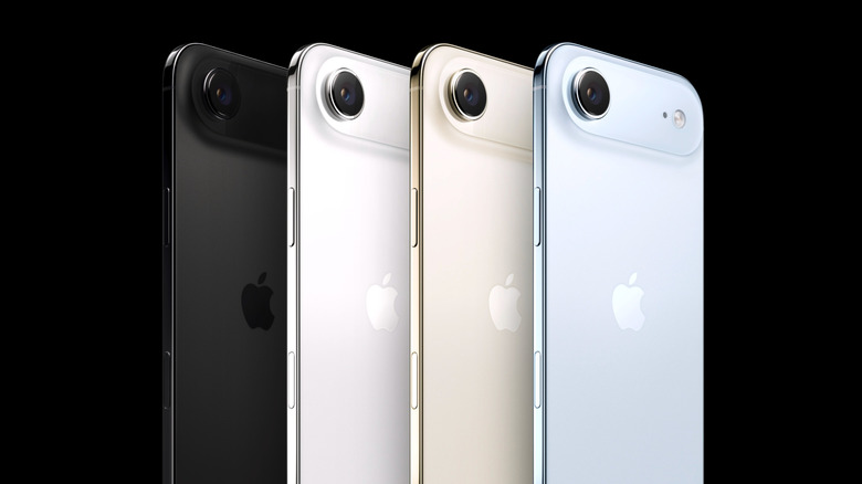 The iPhone 17 Air lineup in four different color options