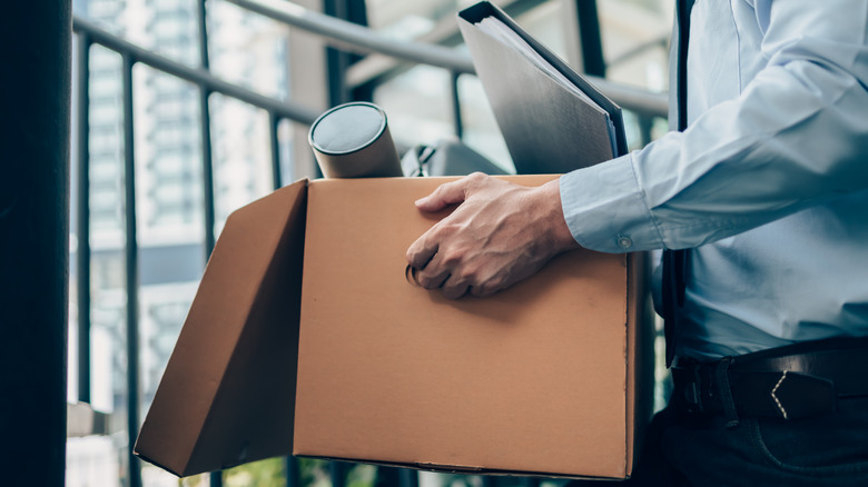 Fired man box possessions