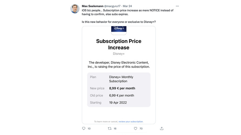 Screenshot of Seelemen's tweet