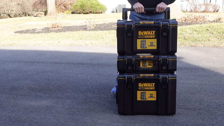DeWalt ToughSystem toolboxes