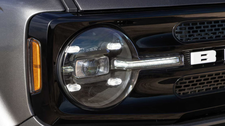 Ford Bronco with Morimoto XB LED headlight