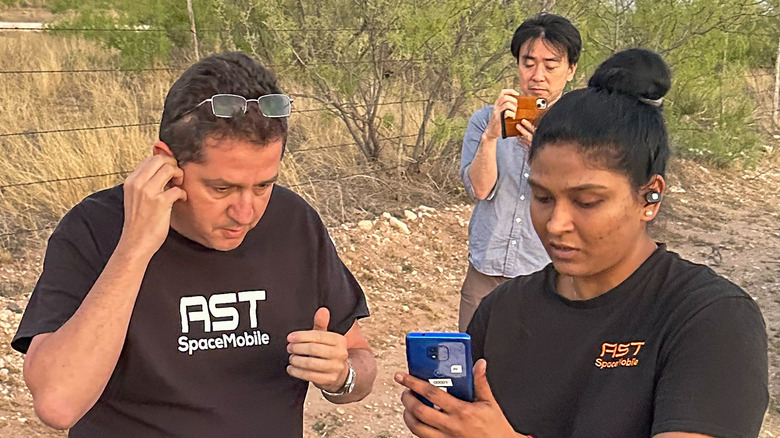 AST engineers completing test call