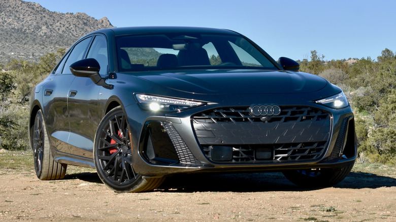 2026 Audi A6 TFSI front quarter view.