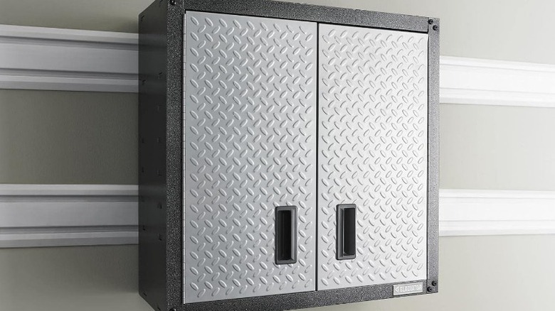 Gladiator wall-mounted cabinet on wall