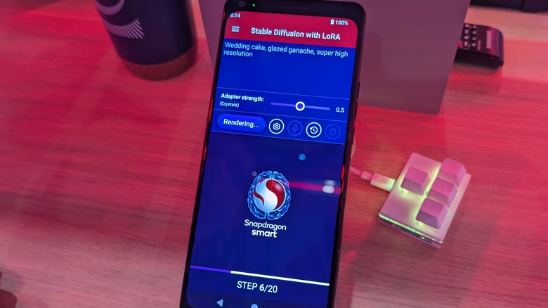 Smartphona AI display