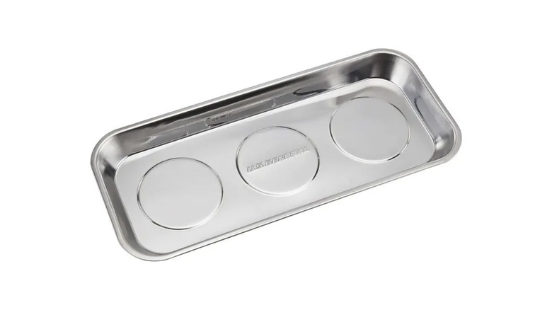U.S. General Magnetic Stainless Steel Parts Tray