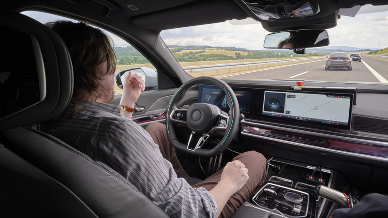 Hands free Level 3 driving BMW