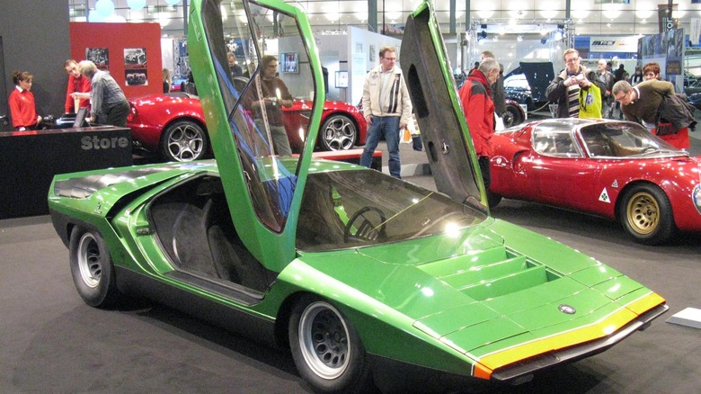 Alfa Romeo Carabo at auto event