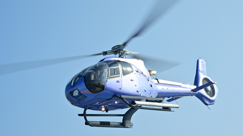 A luxury helicopter ride in Dubai