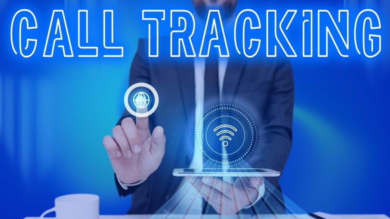 Conceptual display Call Tracking.