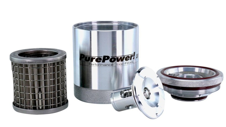 a pure power reusable oil filter system