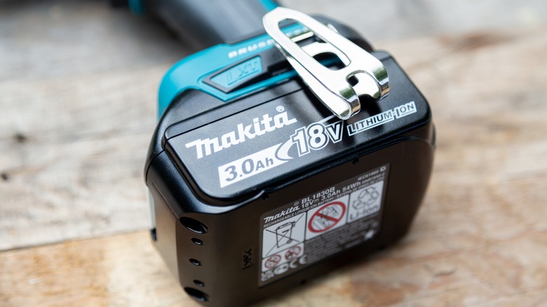 Makita electric drill battery.