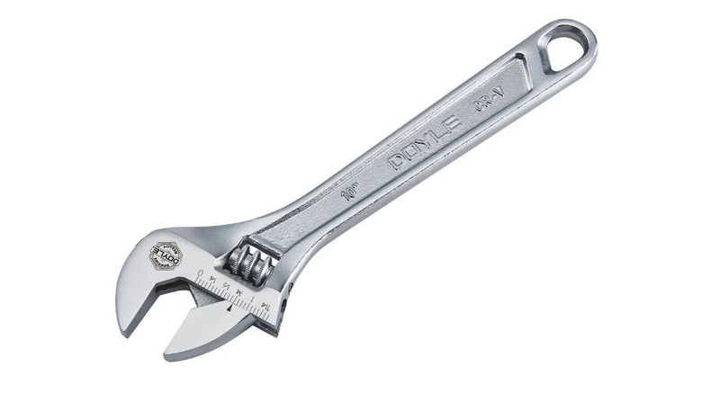 Doyle 10″ High-Performance Adjustable Wrench on display