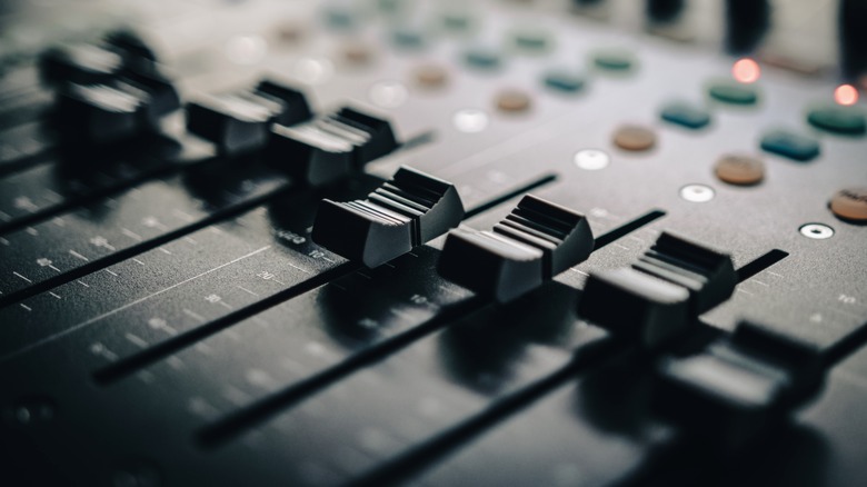 volume control sliders