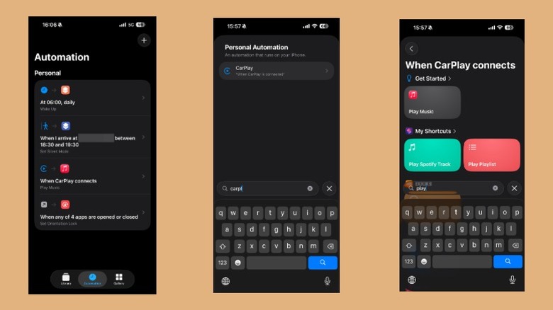 Creating a personal automation to automatically play an Apple Music playlist.