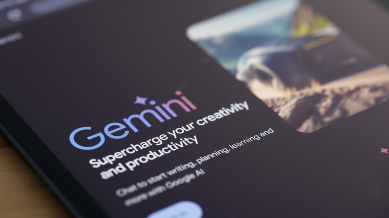 The Gemini website