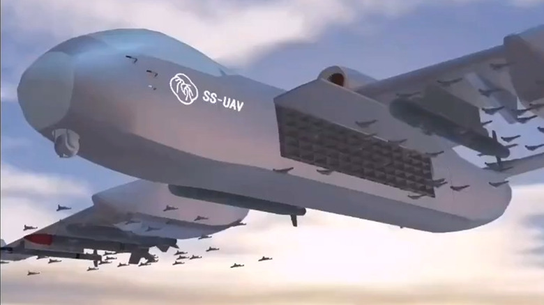 drawing of jui tian with drones