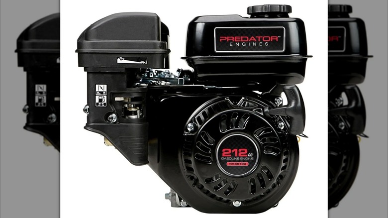 The 6.5-hp Harbor Freight Predator 212 engine.