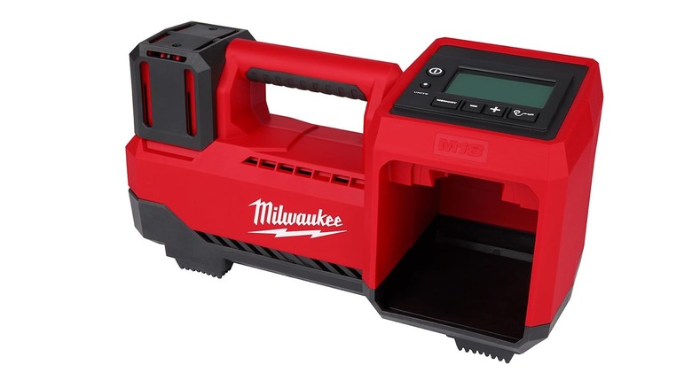 M18 tire inflator on white background