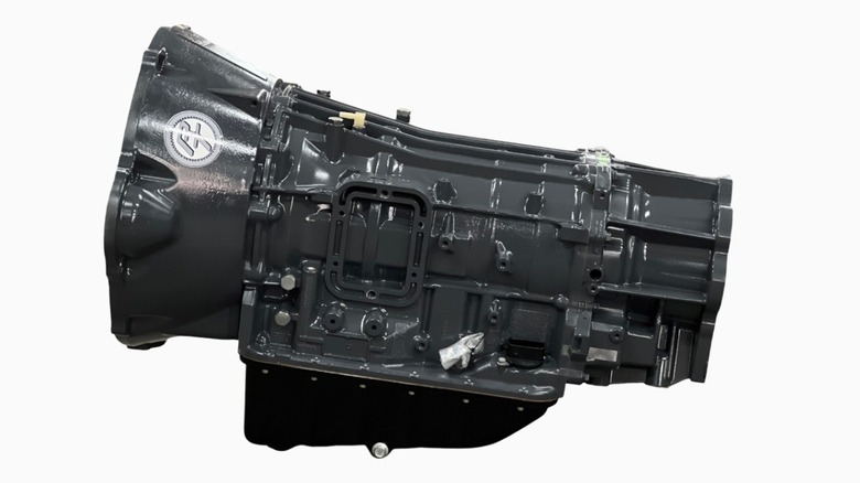 Side profile view of an Aisin AS69RC transmission