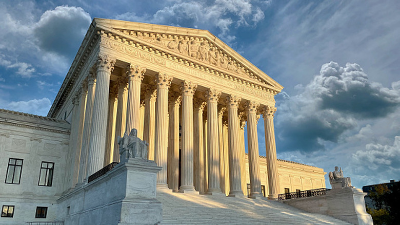 The front of the U.S. Supreme Court