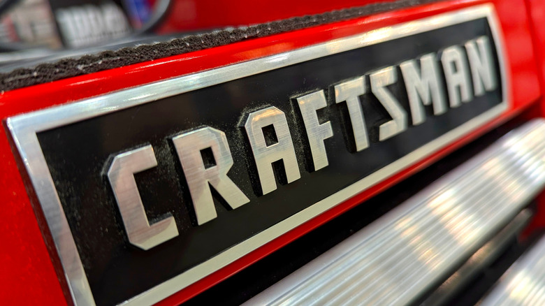 The Craftsman logo on a toolbox